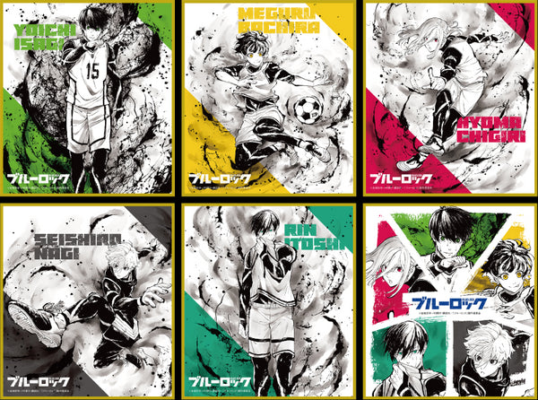 『ブルーロック』トレーディングミニ色紙 水墨画 BOX
