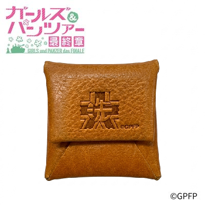 "Girls und Panzer: The Final Chapter" Leather Coin Case - Oarai Girls' High School