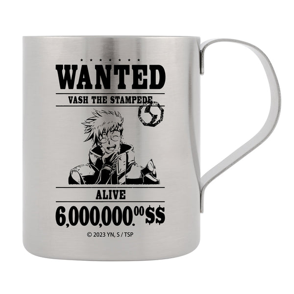 『TRIGUN STAMPEDE』ヴァッシュの手配書 二層ステンレスマグカップ【202406再販】