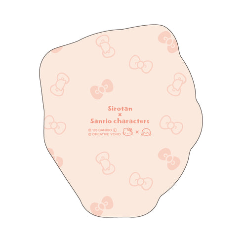 『しろたん × サンリオキャラクターズ』ダイカットクッション / しろたん(ハローキティ)