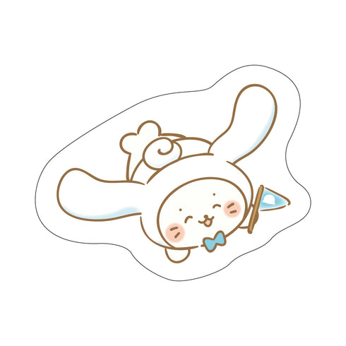 『しろたん × サンリオキャラクターズ』ダイカットクッション / しろたん(シナモロール)