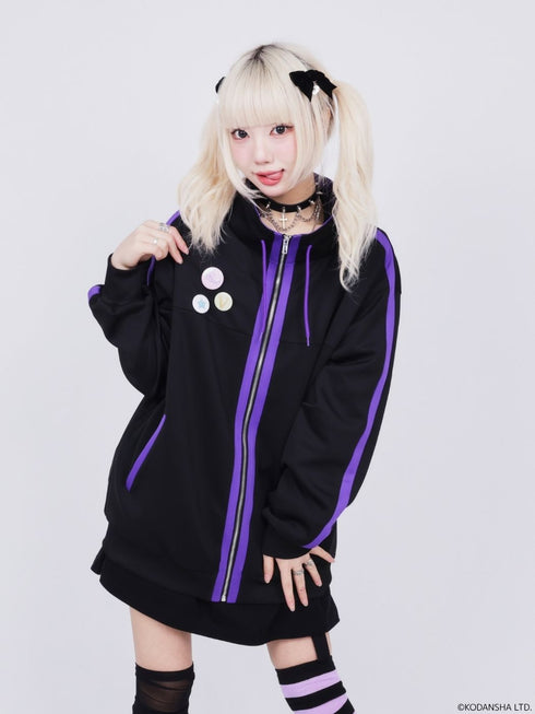 『ハンドレッドノート』× QOOZA / 苦瀬 結人 High-neck jacket