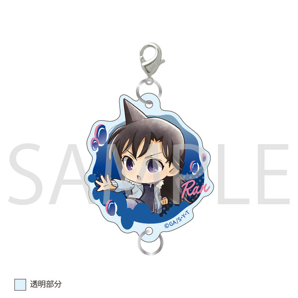 "Detective Conan" Connecting Acrylic Charm / Ran Mouri Mini Character Bubble