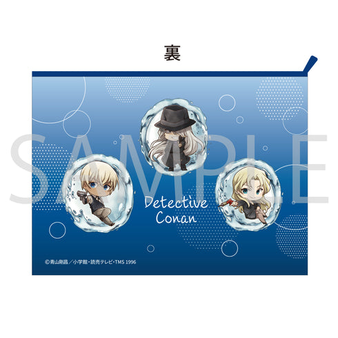 『名探偵コナン』フラットポーチ ミニキャラ バブル