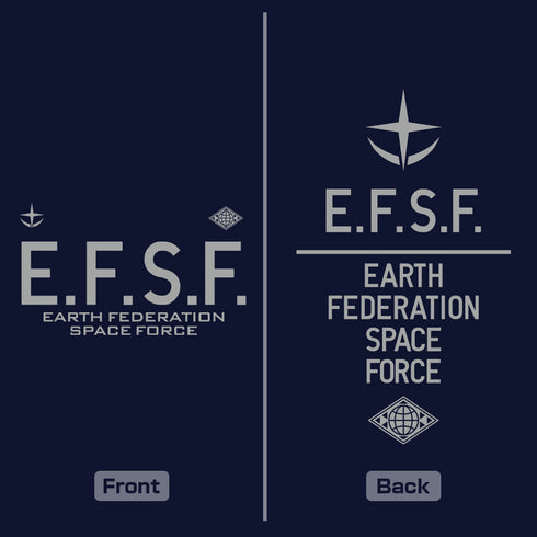 『機動戦士ガンダム』地球連邦宇宙軍 ドライTシャツ NAVY【202405再販】