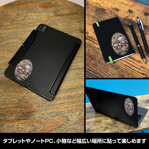 『遊☆戯☆王デュエルモンスターズGX』旅する十代&ユベル デフォルメ ミニステッカー