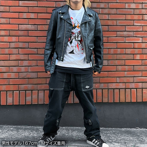 『ベヨネッタ3』Spike Cat Tシャツ(ミケ・ザ・スパイク 白)