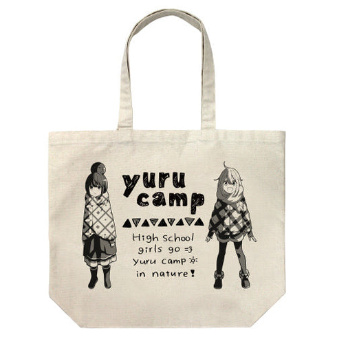 『ゆるキャン△ 』リン&なでしこ ラージトート / NATURAL【202404再販】