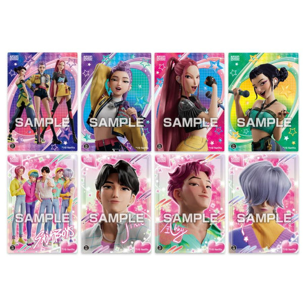 《KPOP Girls!恶魔猎人》闪亮透明卡收藏口香糖(1盒)