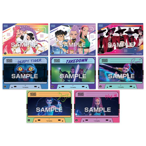 "KPOP Girls! Demon Hunters" Sparkling Clear Card Collection Gum (1 Box)