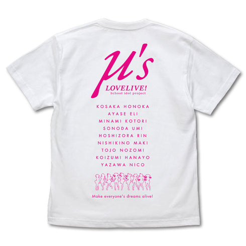 『ラブライブ!』μ’s Tシャツ / WHITE