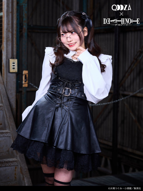 『DEATH NOTE』QOOZA × DEATH NOTE / MISA LASE LEATHER DRESS