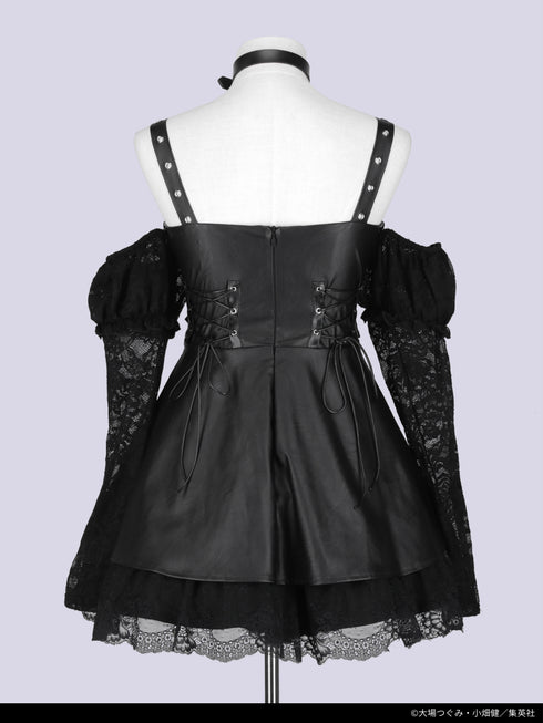 『DEATH NOTE』QOOZA × DEATH NOTE / MISA LASE LEATHER DRESS