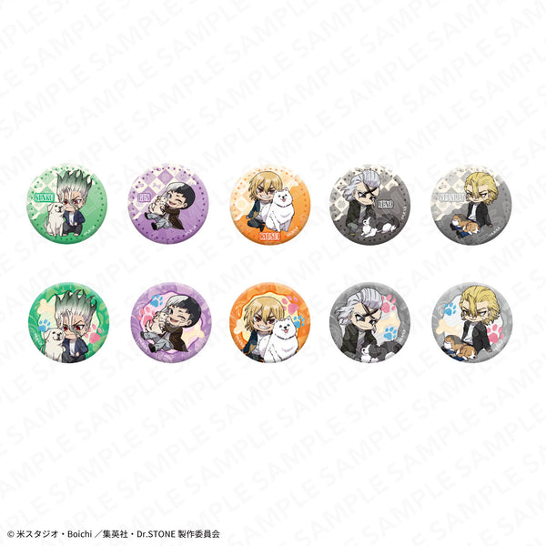 『Dr.STONE』トレーディング缶バッジ with Dogs みに ver.【BOX】