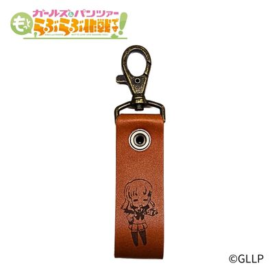 《少女与战车 甜蜜大作战!》皮革钥匙扣 武部沙织