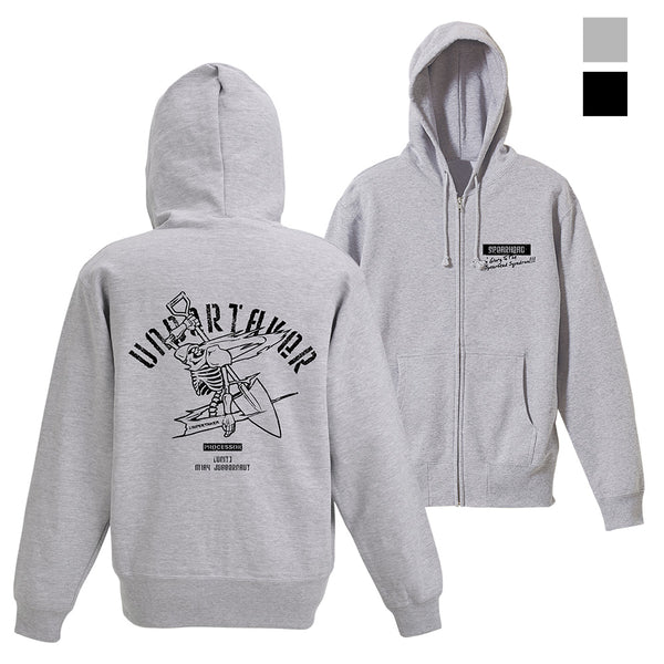 『86―エイティシックス―』〈アンダーテイカー〉パーソナルマーク ジップパーカー MIX GRAY