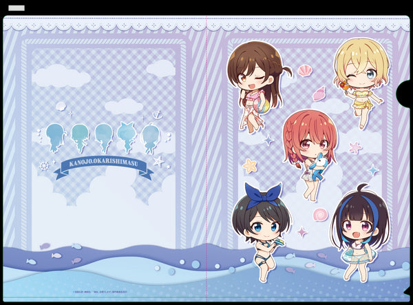 『彼女、お借りします』ぷちちょこクリアファイル【水着】