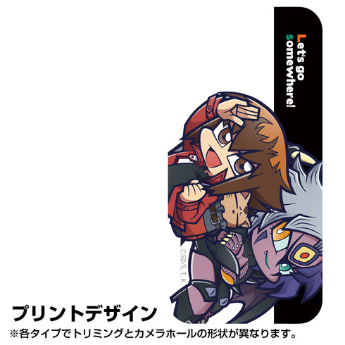 『遊☆戯☆王デュエルモンスターズGX』十代&ユベルお出かけ 強化ガラスiPhoneケース