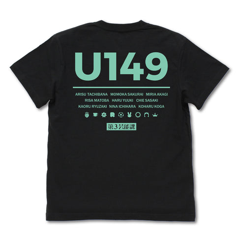『アイドルマスター シンデレラガールズ U149』U149 第3芸能課 Tシャツ BLACK