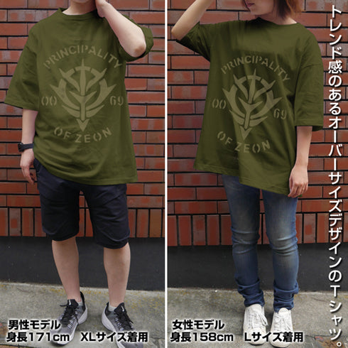 『機動戦士ガンダム』ジオン ビッグシルエットTシャツ/MOSS