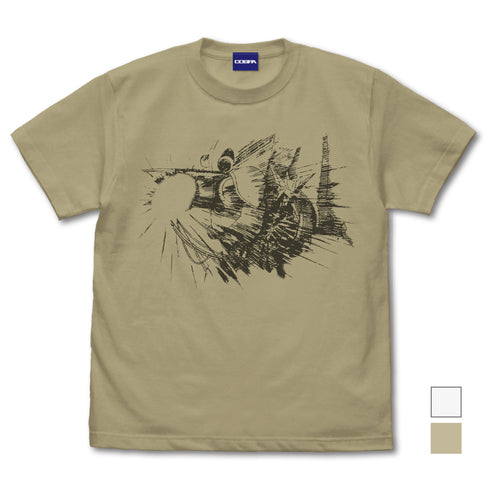 『トップをねらえ!』ガンバスター Tシャツ 縮退炉Ver. /SAND KHAKI