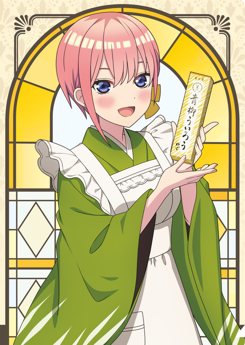 『五等分の花嫁∽』青柳総本家 A4クリアファイル&ミニポスター 中野一花