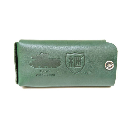 『ガールズ&パンツァー』レザーキーケース (継続高校)