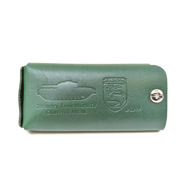 『ガールズ&パンツァー』レザーキーケース (聖グロリアーナ女学院)