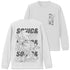 『ソニック・ザ・ヘッジホッグ』SONIC&SHADOW 袖ロングスリーブTシャツ WHITE