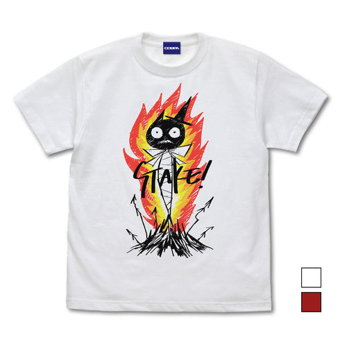 『ベヨネッタ3』Stake Cat Tシャツ(ラッキー・ステイクス 白/赤)WHITE