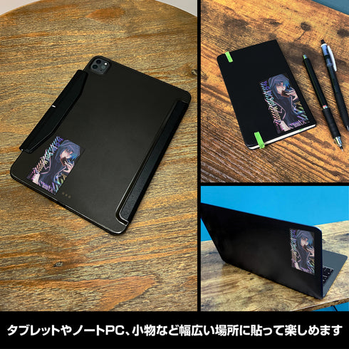 『遊☆戯☆王デュエルモンスターズGX』描き下ろし ヘルカイザー亮 ミニステッカー 最強の決闘者達Ver.