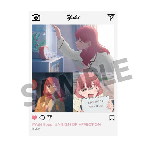 『ゆびさきと恋々』A6ビジュアルアクリルプレート 糸瀬雪