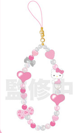 『ハローキティ』HELLO KITTY 2024 GOGOギャル COLLECTION 90s フォンストラップ ヒョウ(ピンク) 【202411再販】
