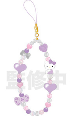 『ハローキティ』HELLO KITTY 2024 GOGOギャル COLLECTION 90s フォンストラップ ヒョウ(パープル)【202411再販】