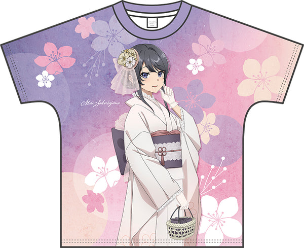 『青春ブタ野郎はランドセルガールの夢を見ない』フルグラフィックTシャツ/桜島麻衣 おでかけ(春&夏ver.)