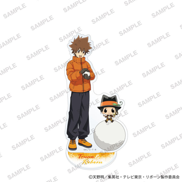 『家庭教師ヒットマンREBORN!』アクリルスタンドフィギュア 雪バトルver. リボーン&沢田綱吉