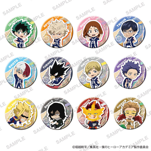 『僕のヒーローアカデミア』きらきら缶バッジコレクション 準備運動ver.【BOX】