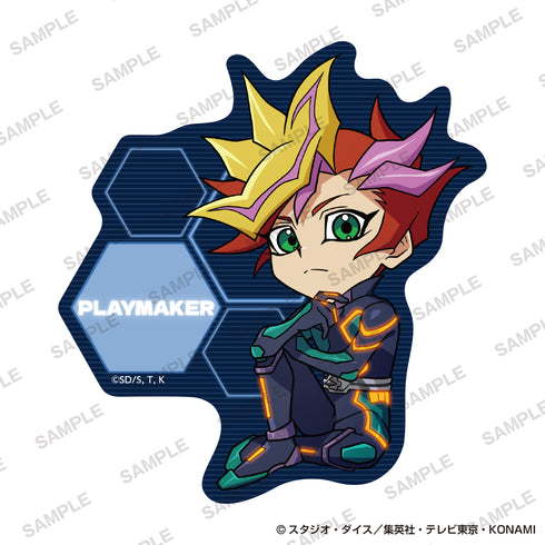 『遊☆戯☆王シリーズ』ステッカー 歴代主人公お座りver. Playmaker