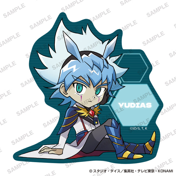 『遊☆戯☆王シリーズ』ステッカー 歴代主人公お座りver. ユウディアス