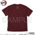 『鬼滅の刃』心を燃やせ Tシャツ/BURGUNDY【202405再販】