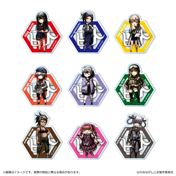 『かみながしじま~輪廻の巫女~』アクリルバッジ 9個入りBOX
