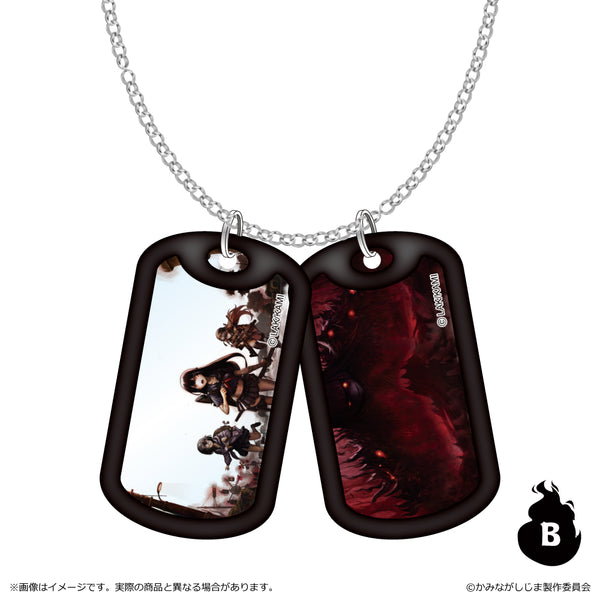 『かみながしじま~輪廻の巫女~』アクリルドッグタグネックレス B