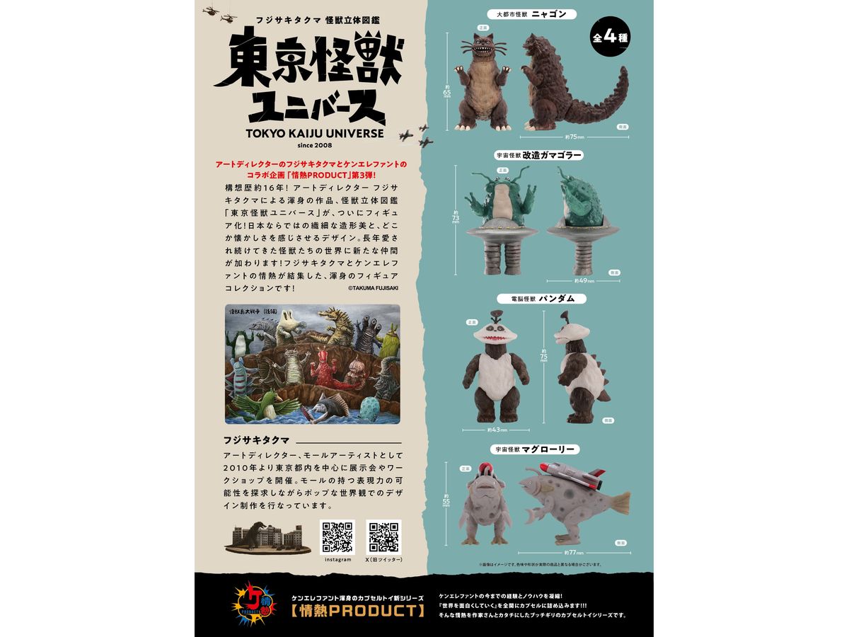 情熱プロダクト:東京怪獣ユニバース BOX - Anime Store.JP