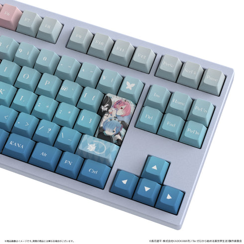 『Re:ゼロから始める異世界生活』AMICIS ゲーミングキーボード 80HE 日本語配列 ラム&レムEdition