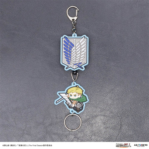 『進撃の巨人』TVアニメ 第11弾 リールキーホルダー(エルヴィン)