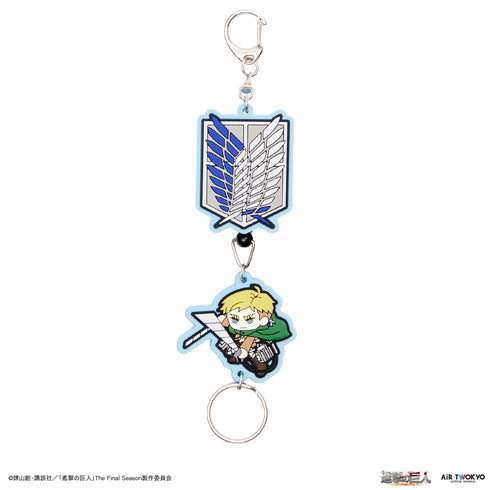 『進撃の巨人』TVアニメ 第11弾 リールキーホルダー(エルヴィン)