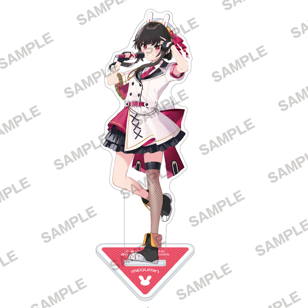『この素晴らしい世界に爆焔を!』アニメ化記念フェア 描き下ろしアクリルスタンド めぐみん アイドル衣装Ver.