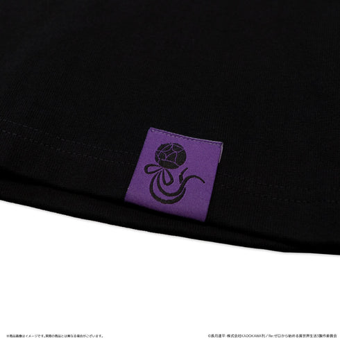 『Re:ゼロから始める異世界生活』Sサイズ AMICIS エミリアロングTシャツ 黒