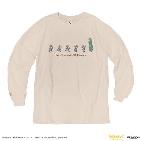 『王様ランキング 勇気の宝箱』シーンイラストロングスリーブTシャツ3