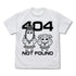 『ポプテピピック』404 Tシャツ/WHITE
